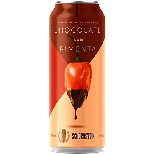 CERVEJA SCHORNSTEIN CHOCOLATE COM PIMENTA LATA 473ML - Schornstein - Bebidas Alcoólicas