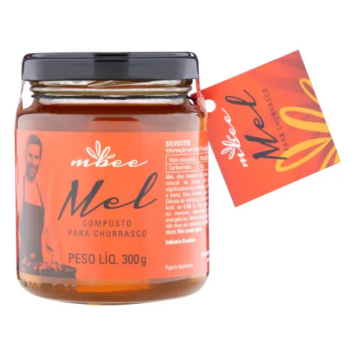 Mel Composto Para Churrasco 300g Mbee - MBEE - Mercearia