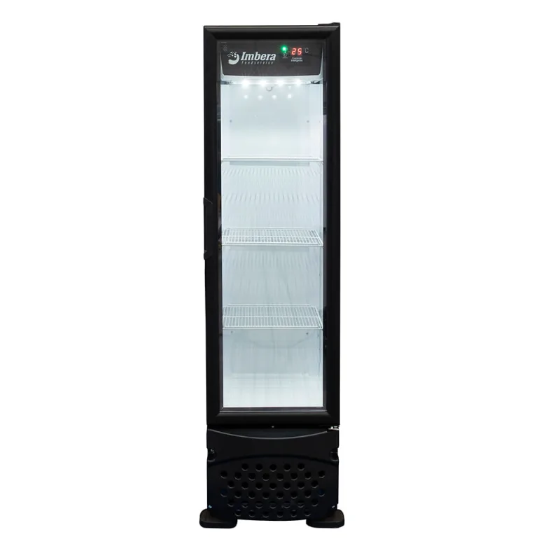 Cervejeira Imbera 230 Litros Porta de Vidro Preta CCV-144 127 Volts - Imbera