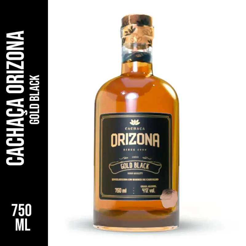 Cachaça Orizona Gold Black Env 750ml CACHACA ORIZONA GOLD BLACK ENV 750ML