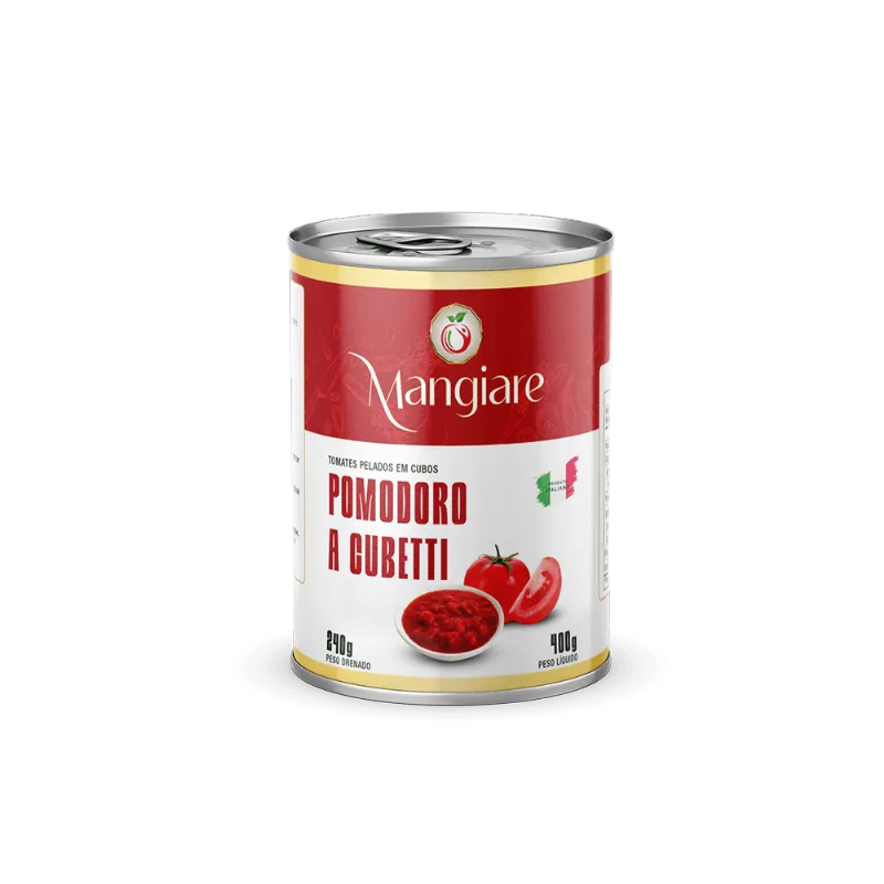 Tomate Pelado Mangiare Cubo 400g