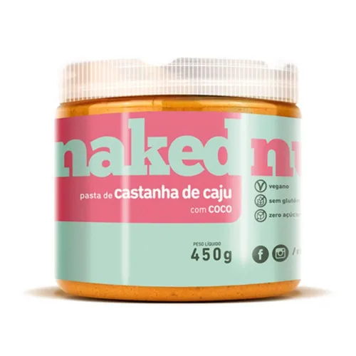 Pasta De Castanha De Caju C/ Coco 450g Naked Nuts - NAKED NUTS