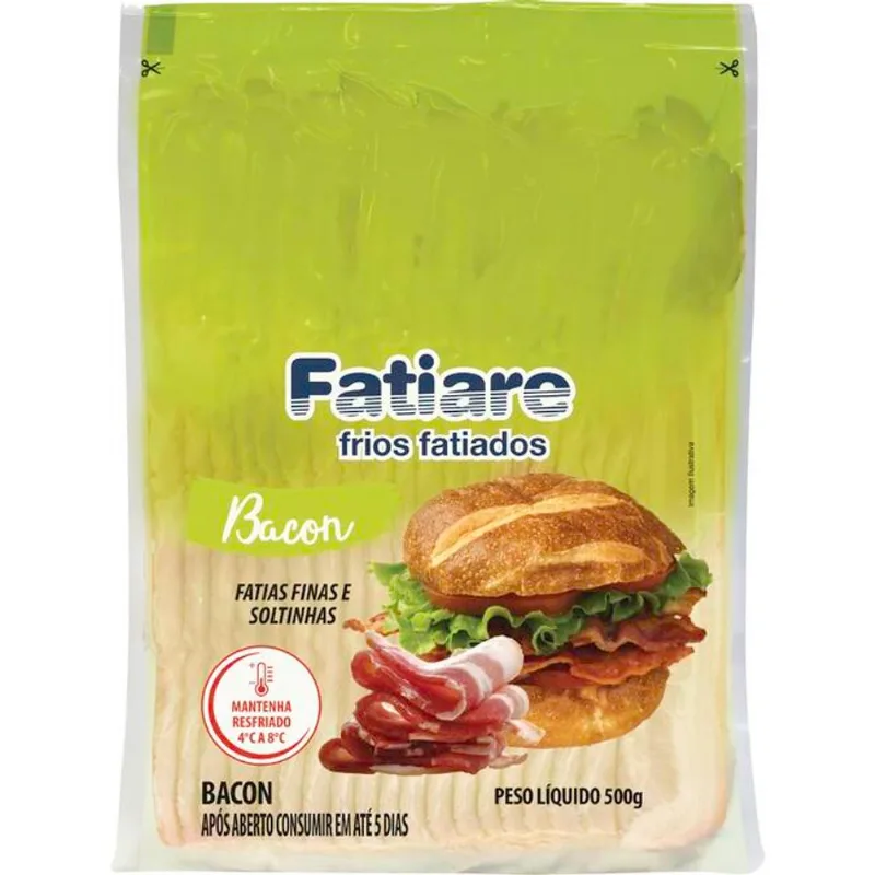Bacon Fatiare Fatiado 500g