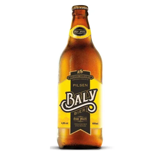 Cerveja Baly Bier Pilsen 600ml - BALY BIER PILSEN - Bebidas