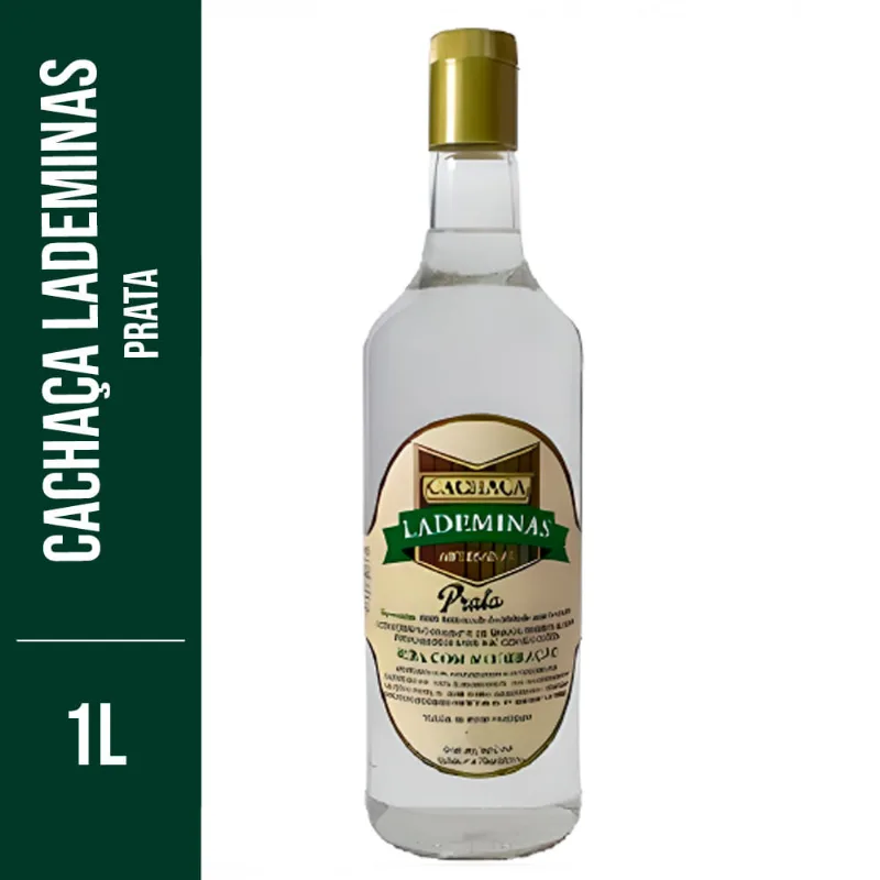 Cachaça Lademinas Prata 1l