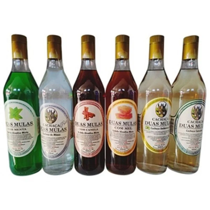 Cachaça Duas Mulas Menta Garrafa 900ml