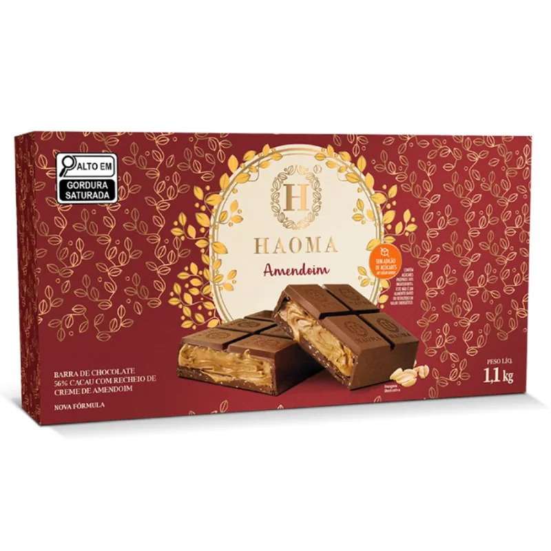 Barra de Amendoim Haoma 1,1kg
