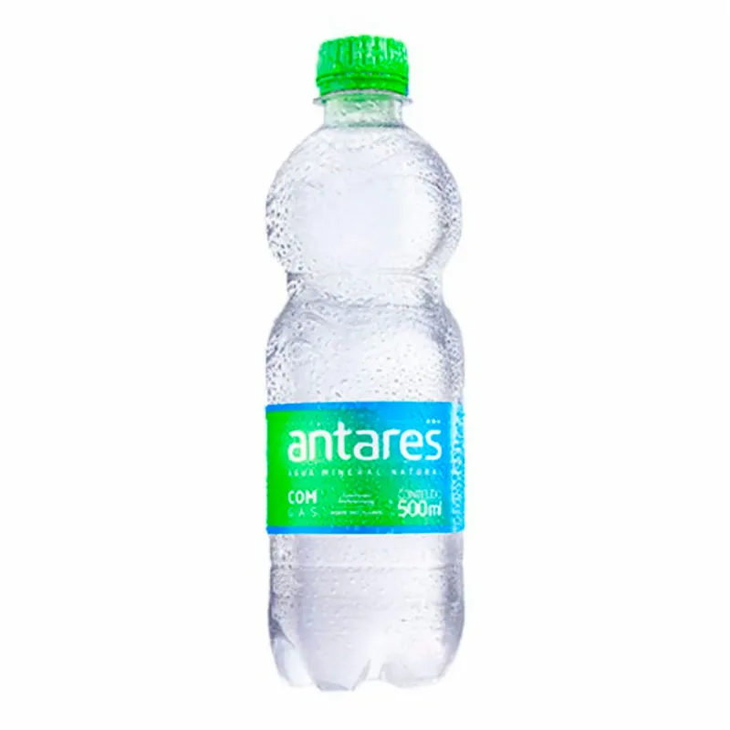 Água Mineral Antares c/ Gás Pet 510ml