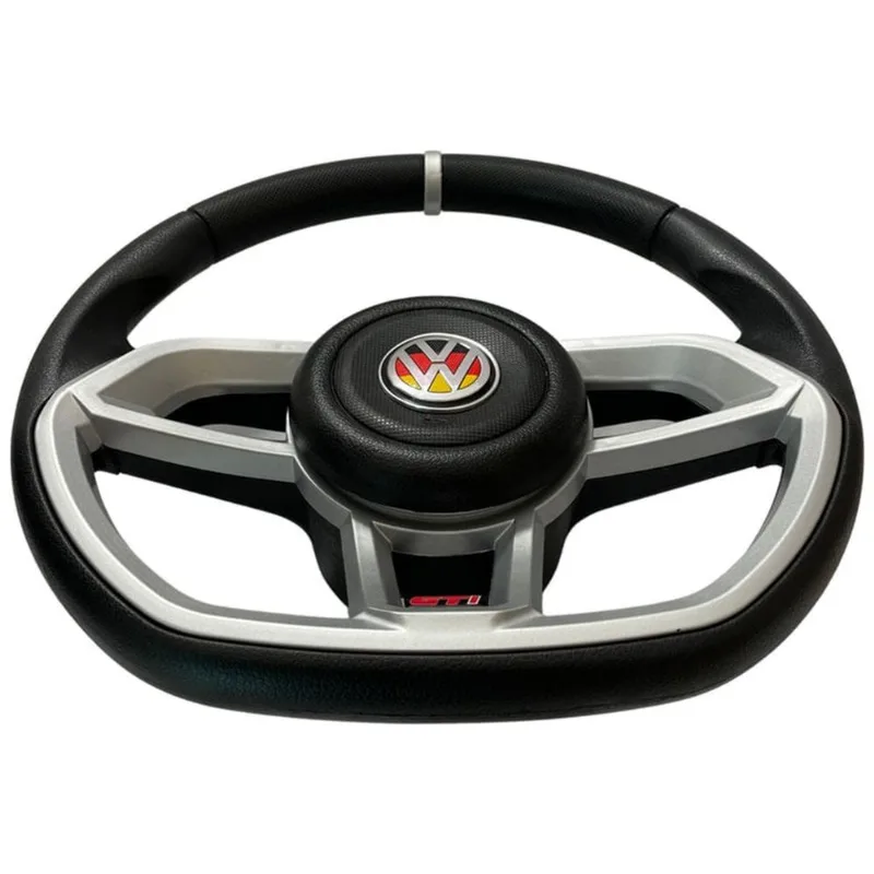 Volante Gti Prata Gol Saveiro Voyage G5 G6 Fox Polo Golf