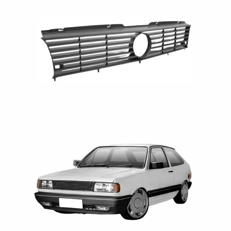Grade Frontal Gol Quadrado 91 A 95 Preta
