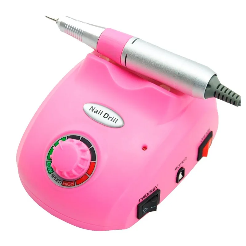 Lixadeira Pedal Motor Unha Nail Dril 30000 Mil Rpm Bivolt