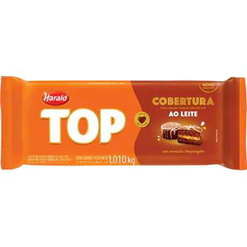 Cobertura de Chocolate Harald Top Ao Leite 1,010kg