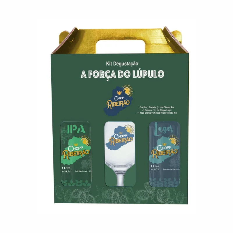 Chopp Riberião 1L 2 Unidades 1 Taça