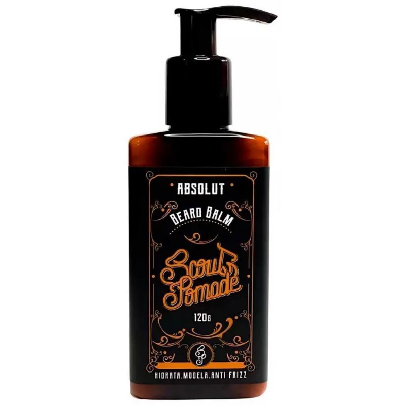 Beard Balm Absolut 120G Scout Pomade - Hidrata E Modela