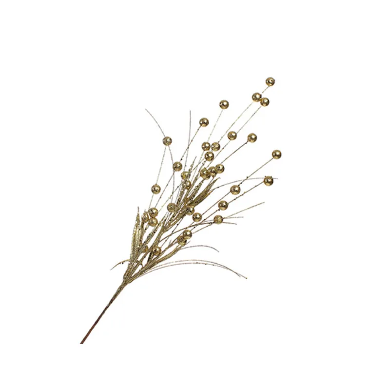 Galho Decorativo Natalino 86 Cm Dourado Hasiera