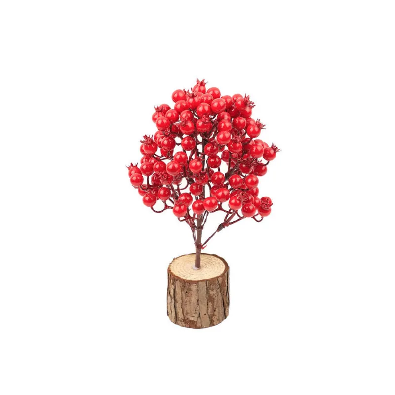 Arranjo Natalino 20 Cm Vermelho Hasiera