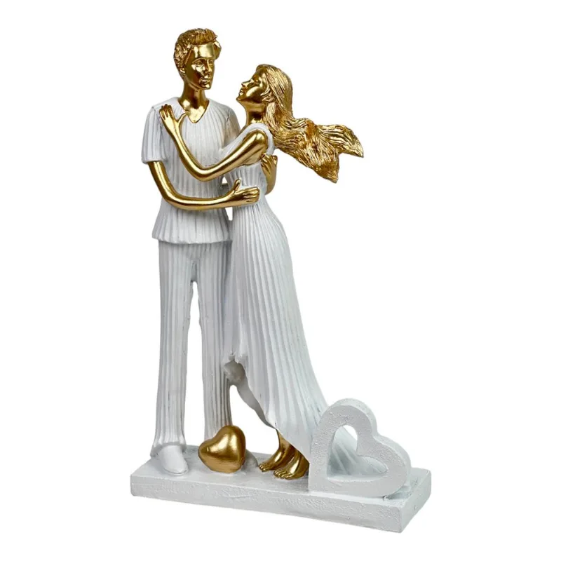 Adorno Noritex Casal 18.50x7x30.50cm 437-6620057 Dourado