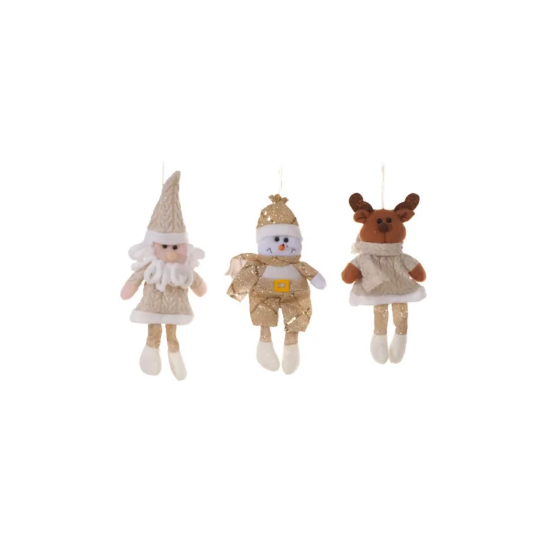 Boneco Natalino 21x8cm Decorativo Sortido