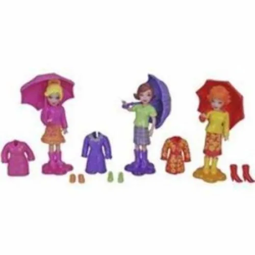 Mattel Polly Pocket Amigas Dia De Chuva - CHUVA - Bazar