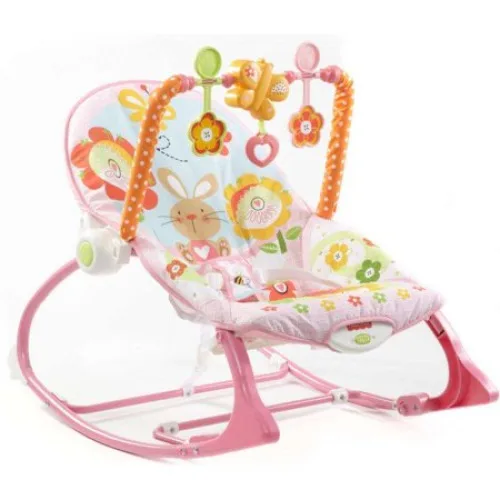 CADEIRA DE BALANÃO FISHER PRICE MINHA INFÂNCIA CRESCENDO COMIGO MENINAS - FISHER-PRICE