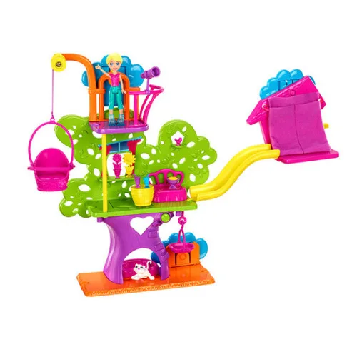 Mattel Polly Pocket Wall Party Casa Na Arvore - MATTEL - Bazar