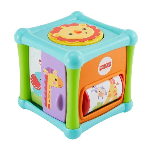 BRINQUEDO DE ATIVIDADES - CUBO ANIMAIZINHOS DIVERTIDOS - FISHER-PRICE MATTEL - Fisher-Price - Baby