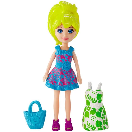 Boneca Mattel Polly Pocket Boneca E Vestidinho Polly Bhx05/bhx06 - MATTEL - Bazar