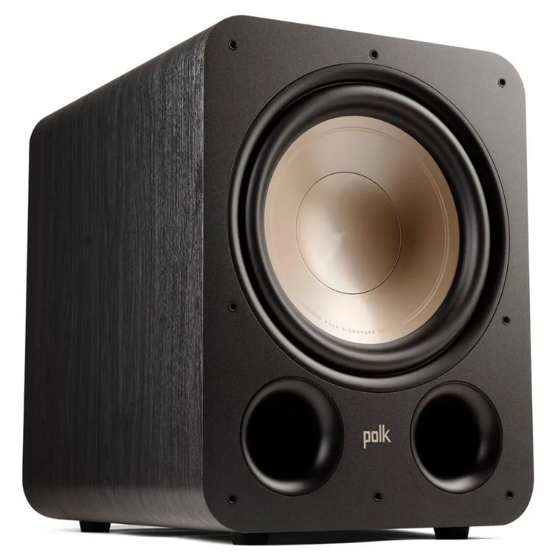 Polk Audio Signature Elite Es12 Subwoofer Ativo De 12" Pol. 300w Power Port Dsp Classe D Preto 127v