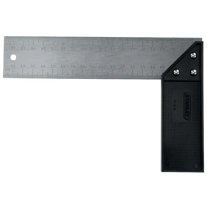 Esquadro 12" cabo plástico 46-040S THRIFTY - STANLEY - STANLEY - Construção Civil