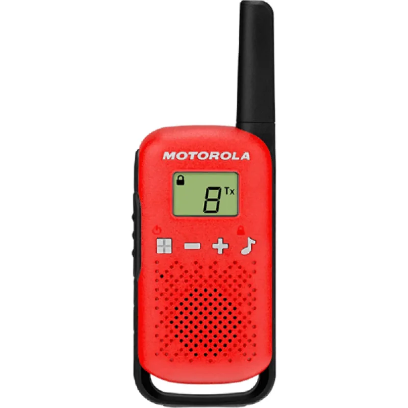 Rádio Comunicador Motorola Talkabout T110BR 25km Vermelho - Motorola - Informática