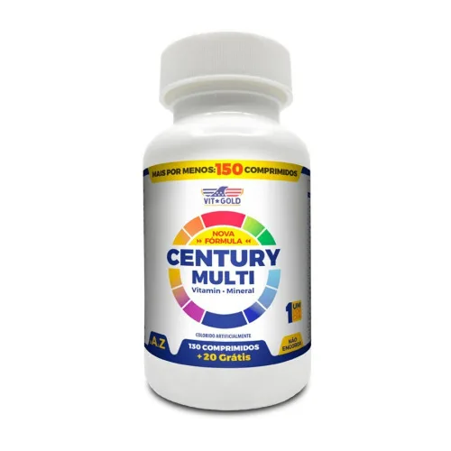 Century 100 Comp Vit Gold Vita Gold - VITGOLD - Suplementos
