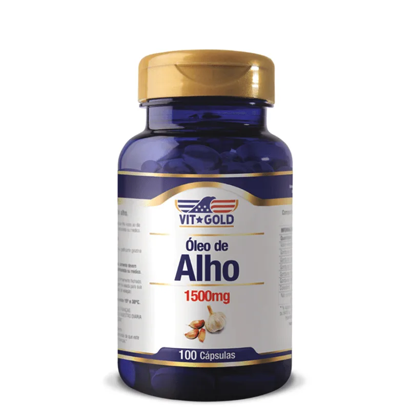 Óleo de Alho Vitgold 100 cápsulas - Vit Gold - Suplementos