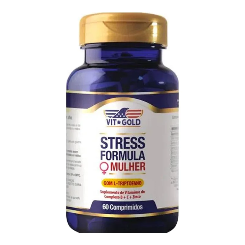 Suplemento Vitamínico Stress Fórmula Mulher 60 Comprimidos