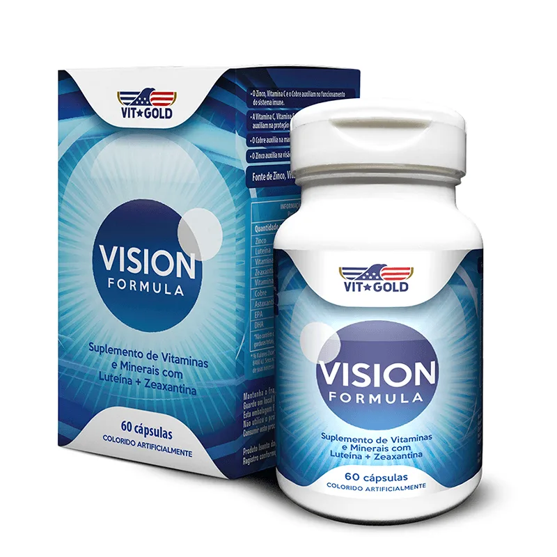 Vision Formula Luteína Zeaxantina Vitgold 60 cápsulas - Vit Gold