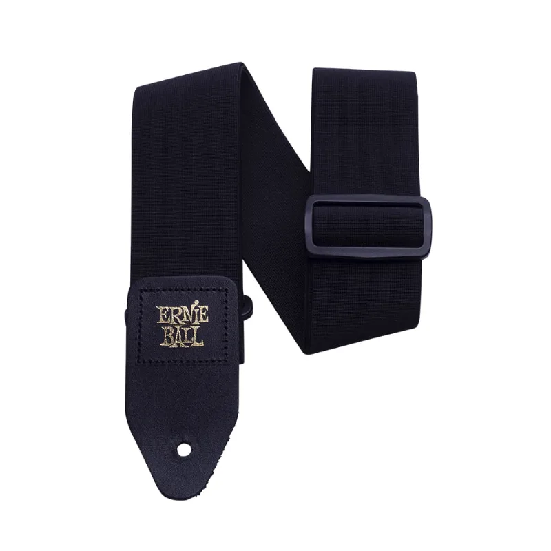 Correia Ernie Ball com Stretch Preta P04143 para Guitarra, Violão ou Baixo