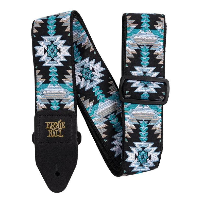 Correia Ernie Ball Albuquerque Blue Jacquard P04609 para Guitarra, Violão ou Baixo