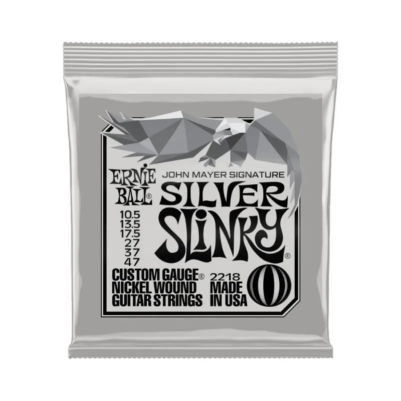 Corda Ernie Ball 010,5 Silver Slinky Níquel John Mayer P02218 para Guitarra