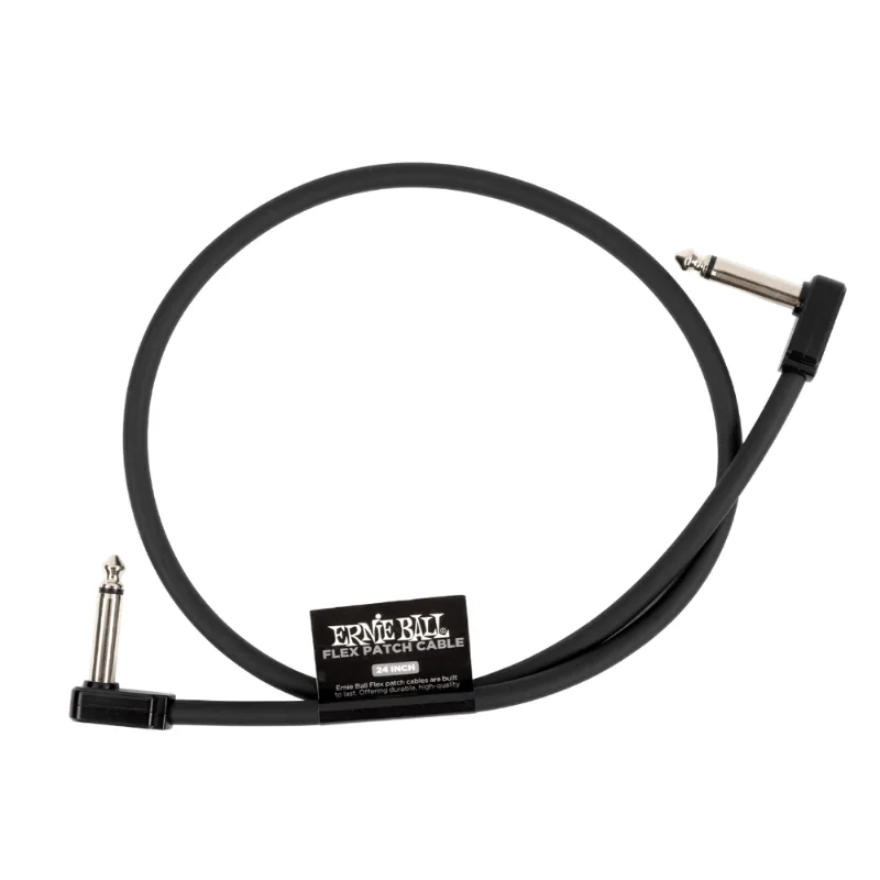 Cabo Ernie Ball Flex Patch P10 para Pedal com 60cm Preto P06442