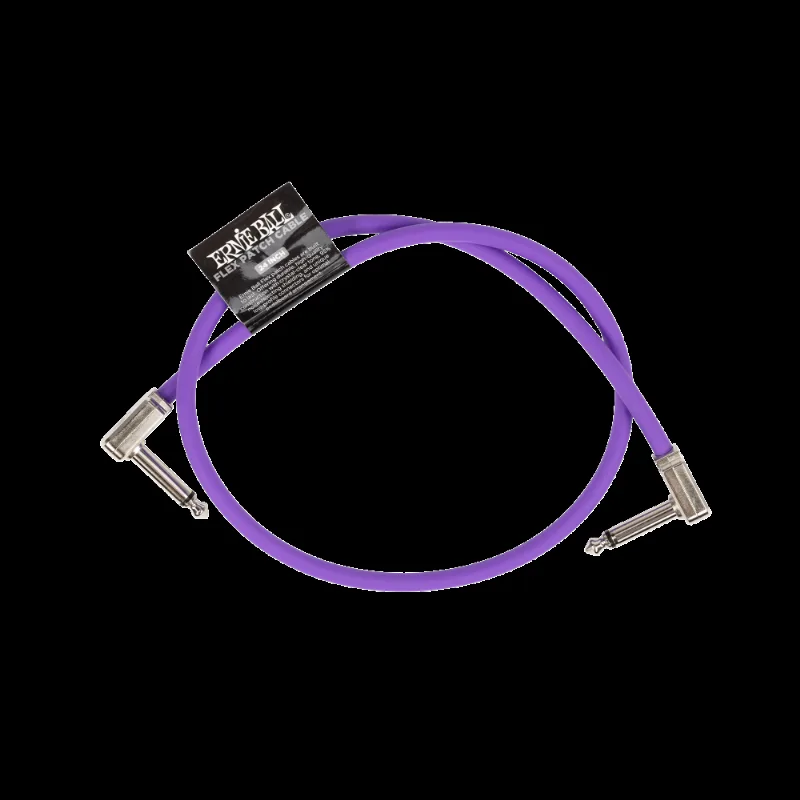 Cabo Ernie Ball Flex Patch P10 para Pedal com 60cm Roxo P06450