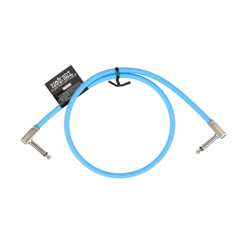 Cabo Ernie Ball Flex Patch P10 para Pedal com 60cm Azul P06458