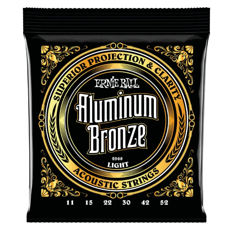 Corda Ernie Ball 011 Aluminum Bronze para Violão Aço