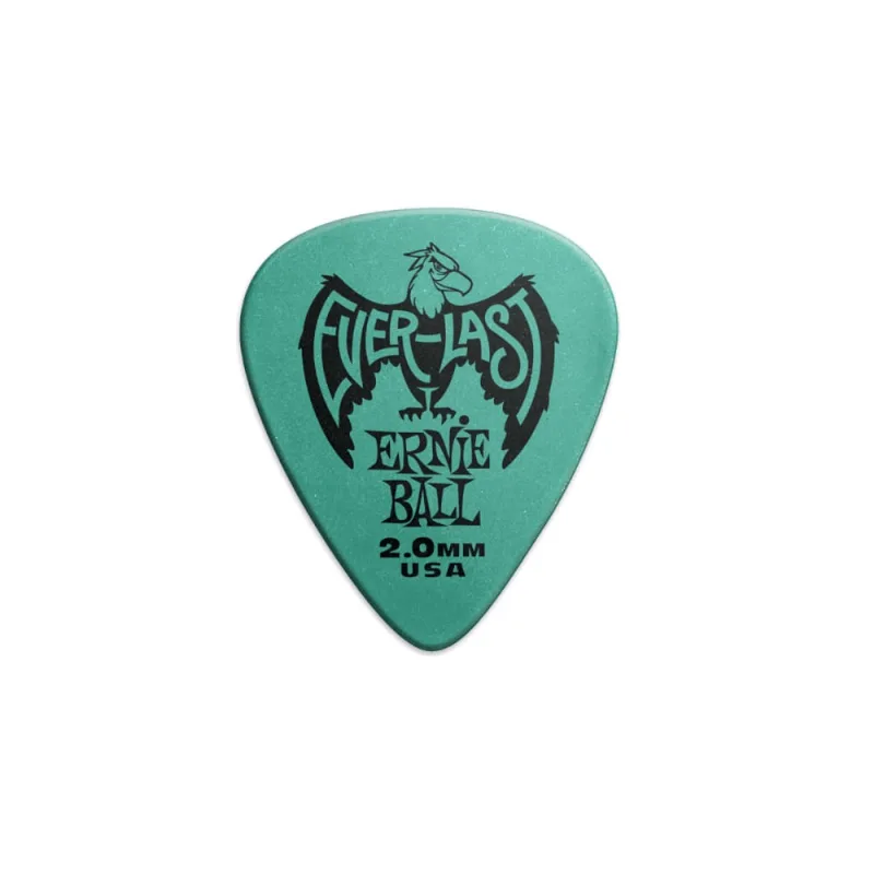 Palheta Ernie Ball Everlast com 12 2.00mm