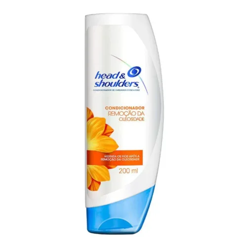 Condicionador Anticaspa Head Shoulders Remoção Da Oleosidade Frasco 200ml - HEAD SHOULDERS - Higiene E Beleza
