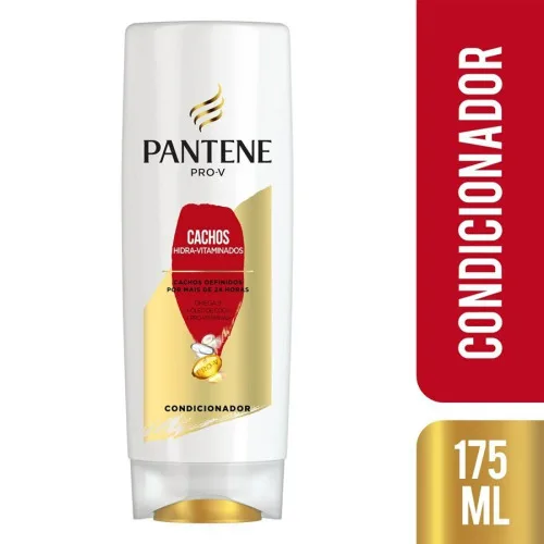 Condicionador Pantene Cachos Hidra Vitaminados Frasco 175ml - PANTENE - Higiene E Beleza