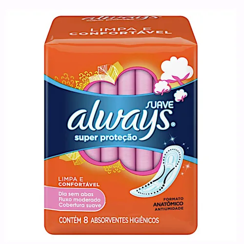 Absorvente Sem Abas Suave Super Proteção Always - ALWAYS - Bebê