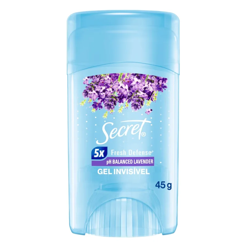 DEO GEL SECRET 45g LAVANDA - Secret - Higiene Pessoal