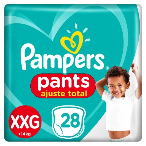 Fralda Descartável Infantil Pants Pampers Ajuste Total Xxg - PAMPERS - Bebê