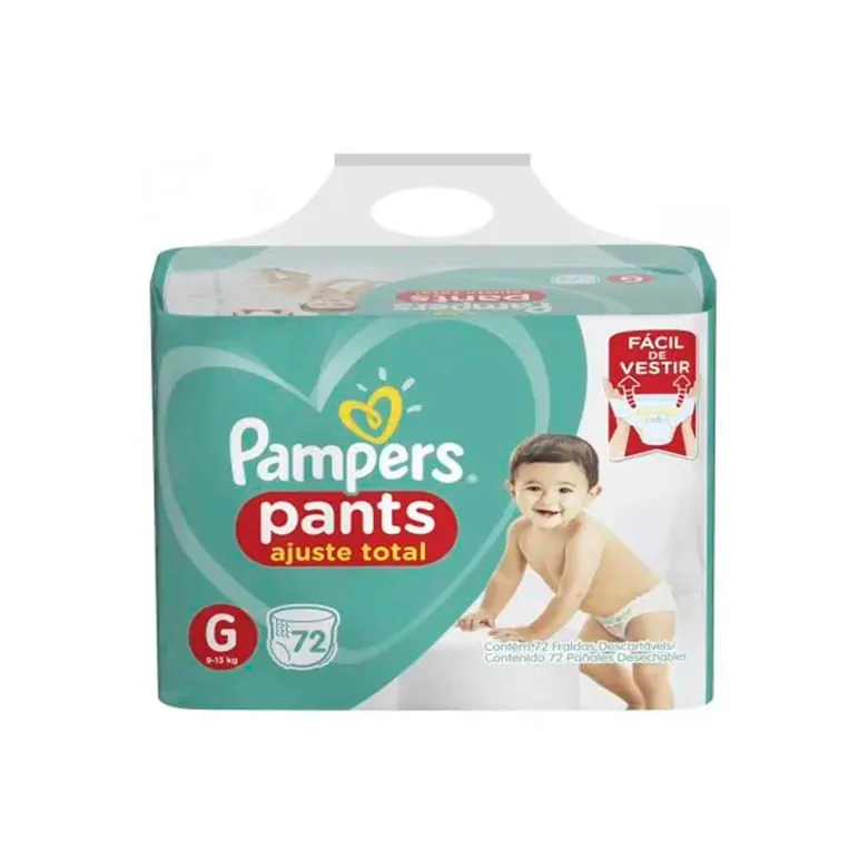 Fralda Pampers Pants Top G com 72un - Pampers - Higiene E Beleza