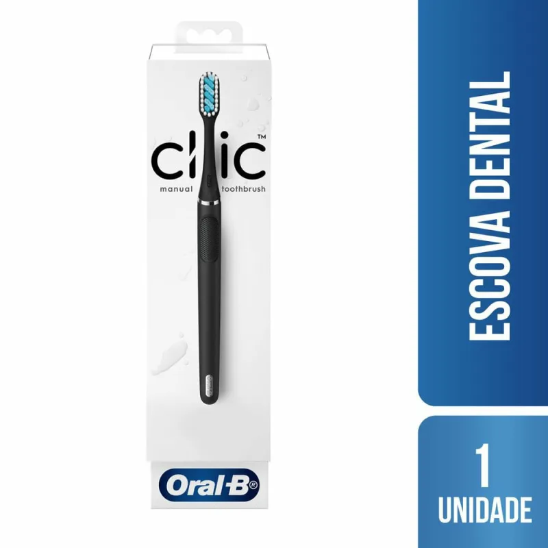 Escova Dental Oral-B Clic 1 Unidade - ORAL-B - Higiene E Cuidados Pessoais