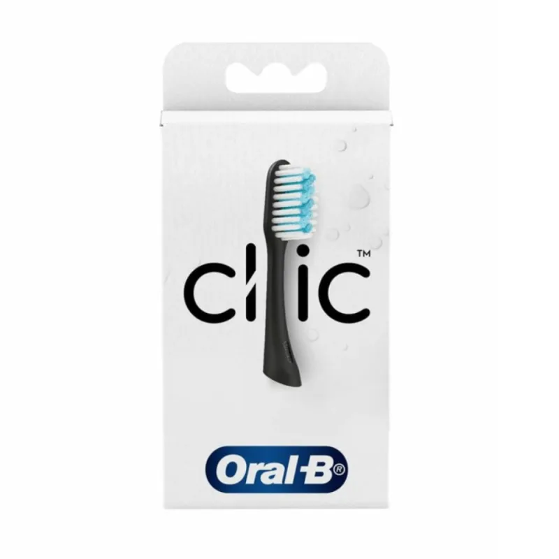 Refil Para Escova Dental Oral-B Clic 2 Unidades - ORAL-B - Higiene E Cuidados Pessoais